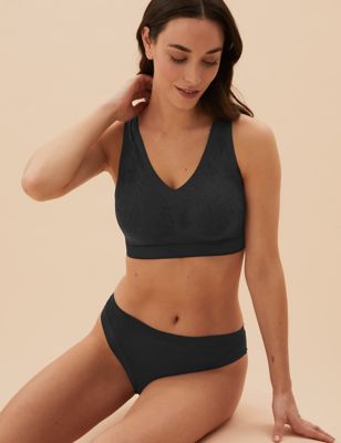 

Womens BODY Flexifit™ Lace Non Wired Crop Top - Black Mix, Black Mix