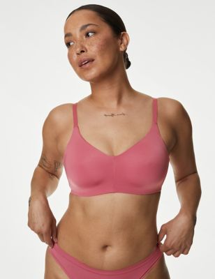 Marks And Spencer Womens Body Flexifit Non Wired Full Cup Bra A-E - Raspberry, Raspberry