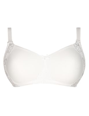 Total Support Lace Trim Non-Wired B-E Bra | M&S Collection | M&S