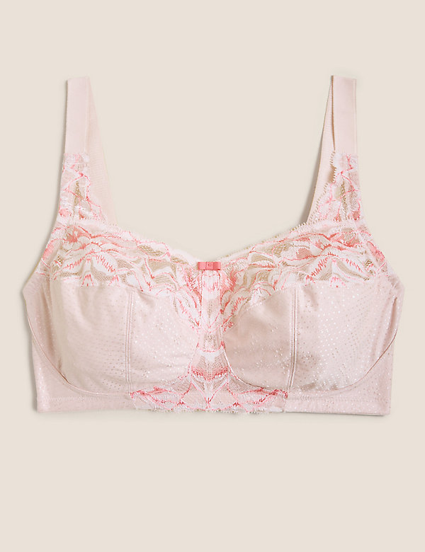 Wild Blooms Non Wired Total Support Bra B-H - CH