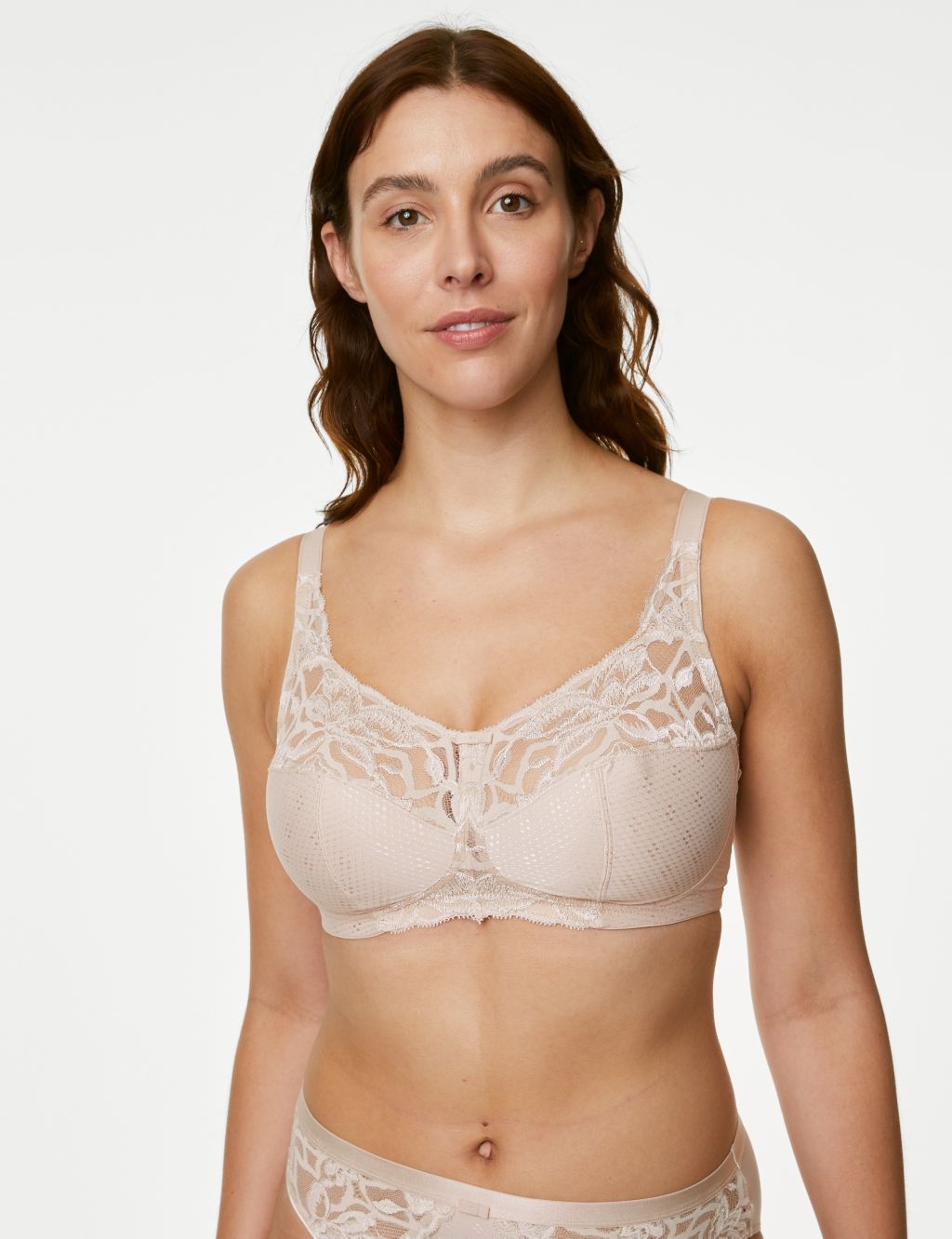 Total Support Wildblooms Non-Wired Bra B-H