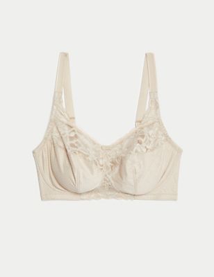 Marks And Spencer Boutique Ladies Plunge Bra Size 28D Strawberry Lace 