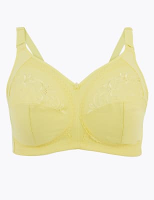 Total Support Embroidered Full Cup Bra B G Mands Collection Mands