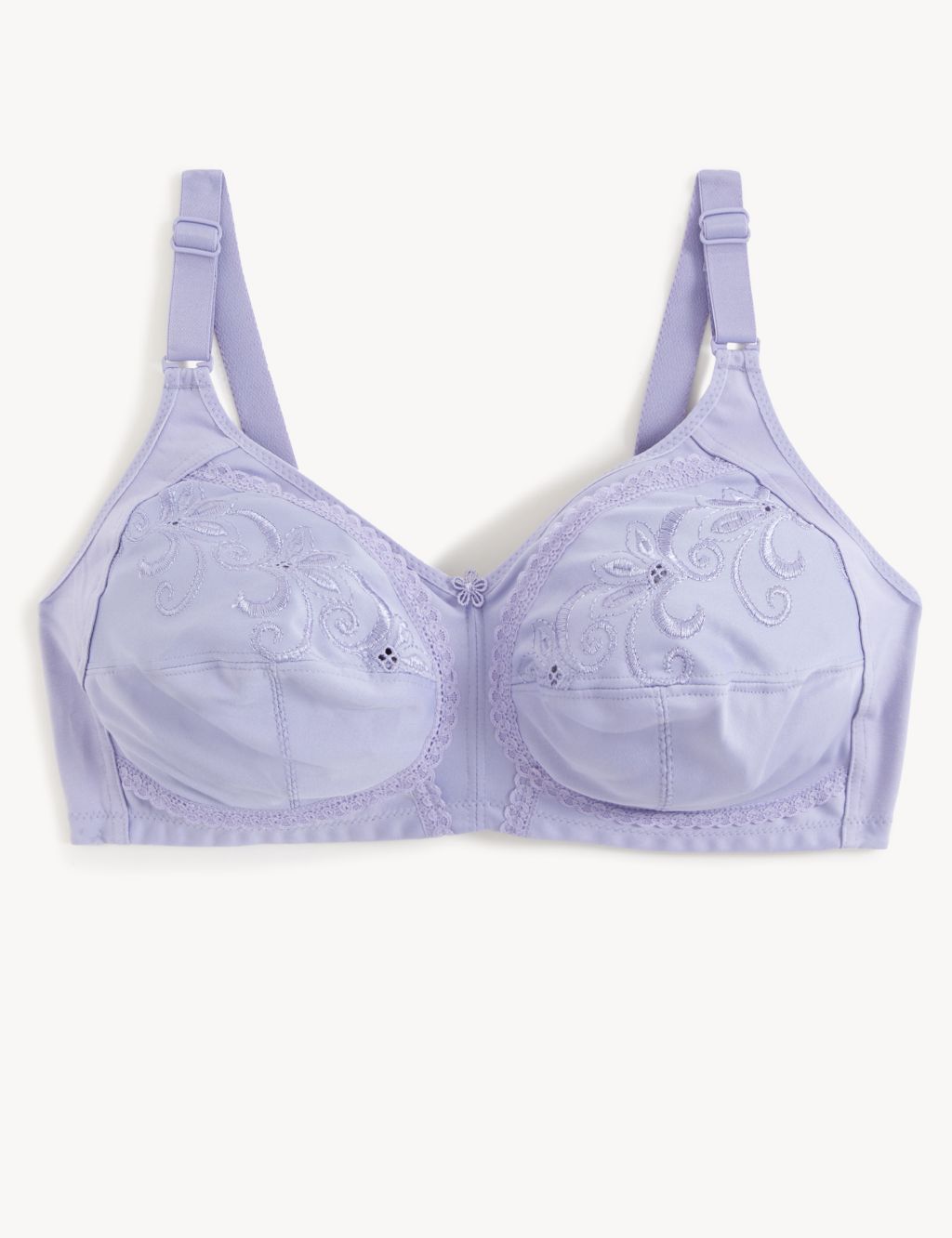 Total Support Embroidered Full Cup Bra B-G image 2