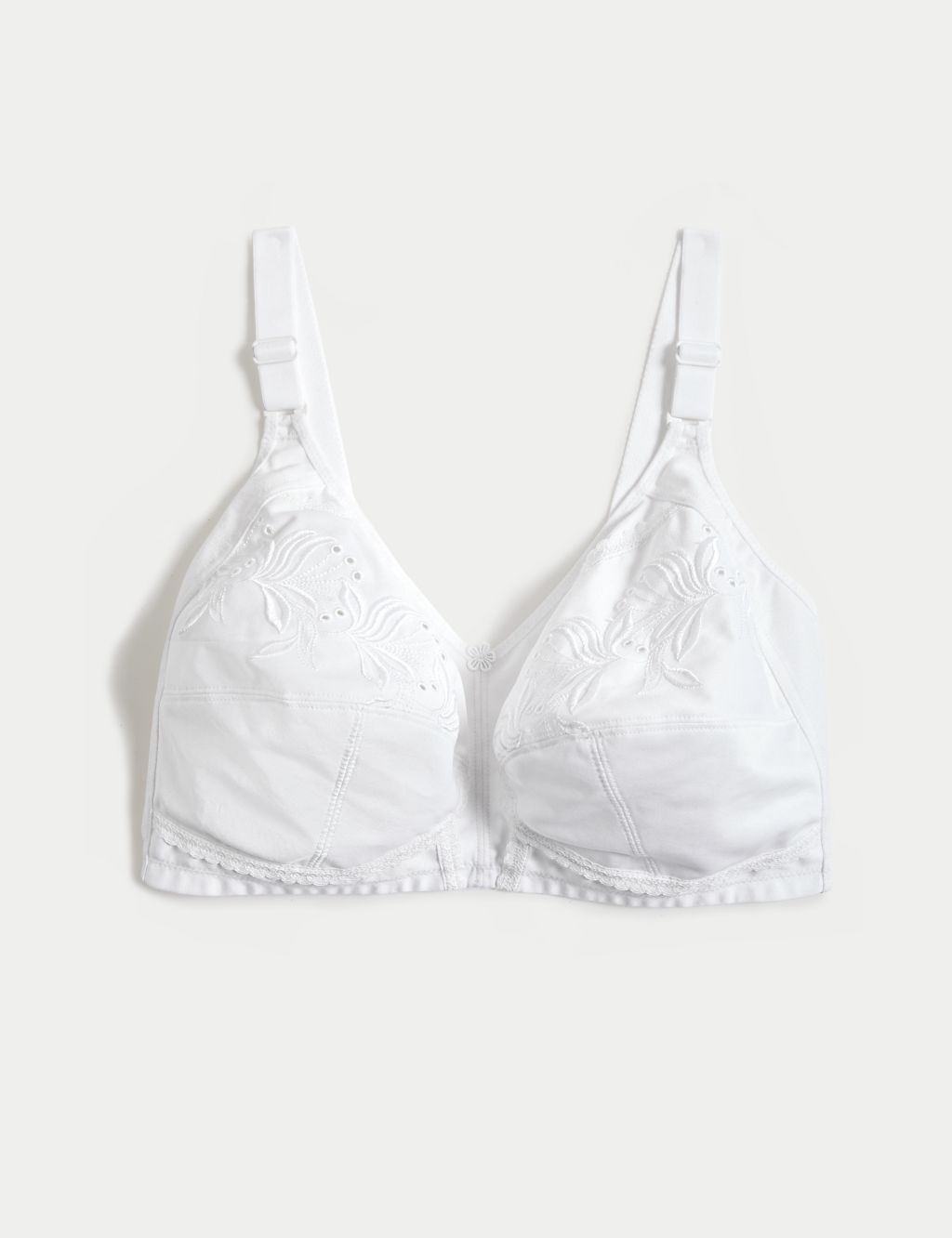 Embroidered Non Wired Total Support Bra image 1