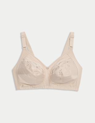 Total Support Embroidered Full Cup Bra B-G