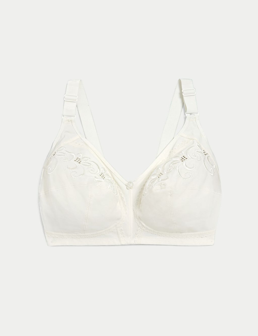 Total Support Embroidered Full Cup Bra B-H image 2