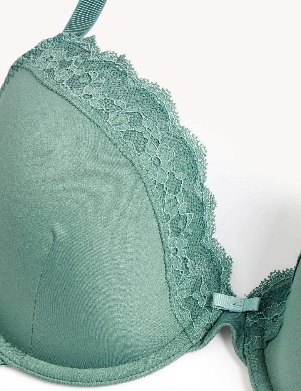 Lace Padded Plunge Wired Bra A-E image 5