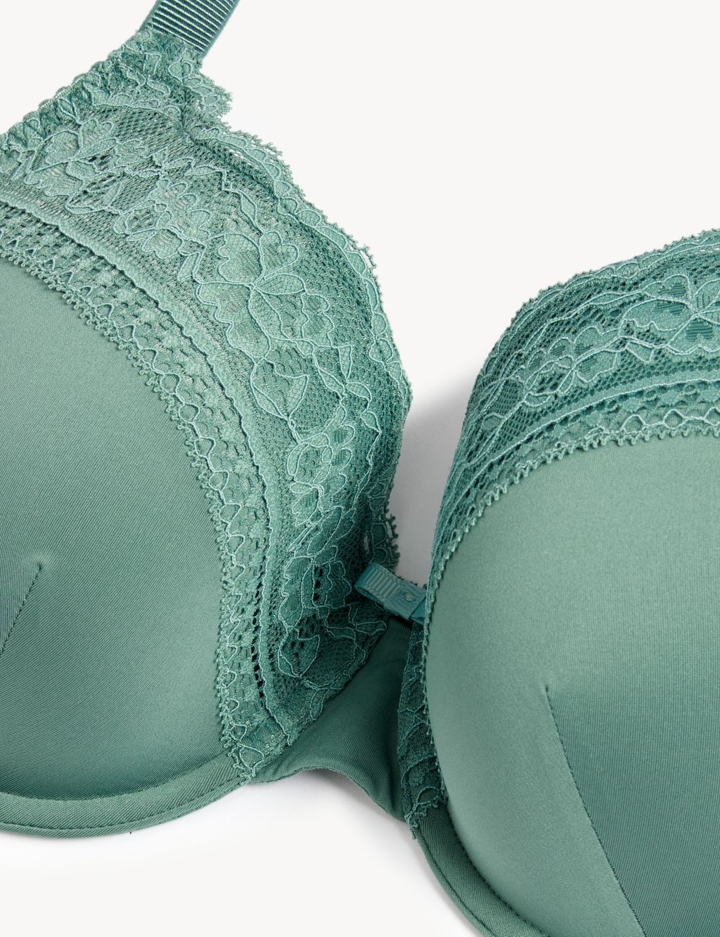 Lace Trim Padded Full Cup Bra A-E image 4