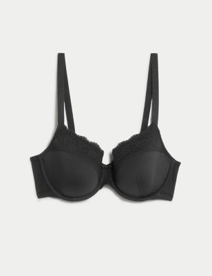 M&S BODY SUMPTUOUSLY SOFT UNDERWIRED FULL CUP T SHIRT Bra LIGHT