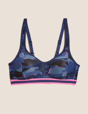 

Womens Angel High Impact Sports Bra AA-DD - Indigo Mix, Indigo Mix