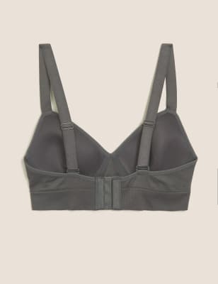 

Angel Top corto sin aros sin costurasWomens - Dark Grey, Dark Grey