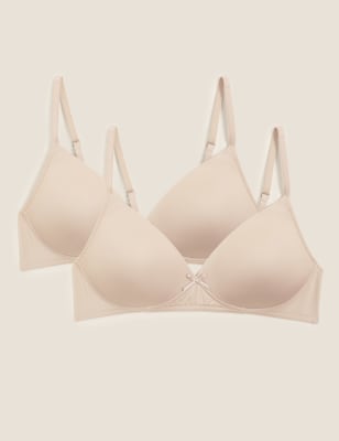 

Womens Angel 2pk Non Wired First Bras AA-D - Opaline, Opaline