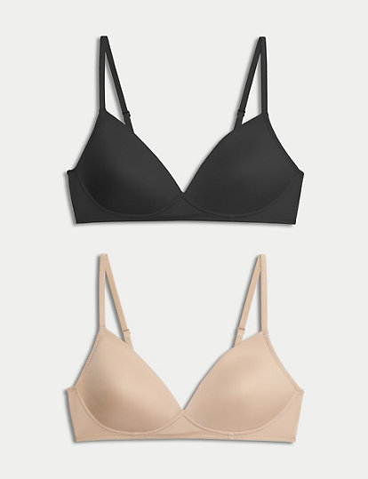 2pk Non-Wired First Bras