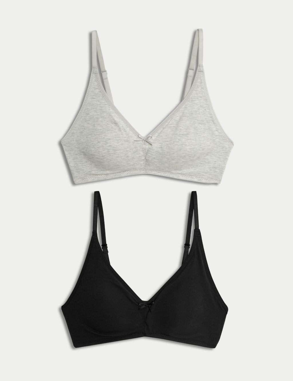 2pk Non-Wired Bralette First Bra AA-D image 1