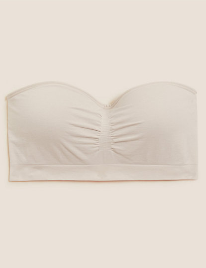 Lace Non-Wired Seamless Strapless First Bra