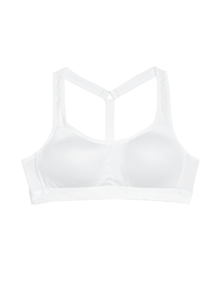 

Womens Angel Non Wired Sports Bra A-AA - White, White
