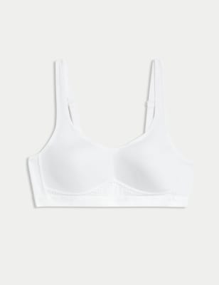 Buy Marks & Spencer Padded Non Wired Full Coverage Cami Bra - Dark Graphite  at Rs.1400 online