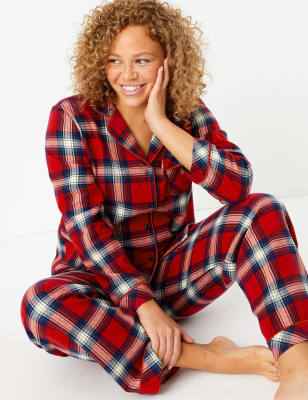 Pure Cotton Checked Pyjama Set