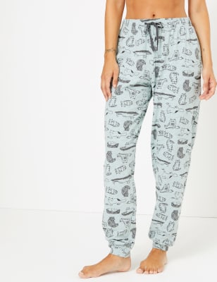 Pyjama Set with Cat Print