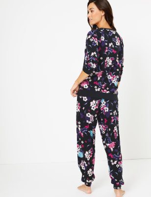 Womens floral online pyjamas