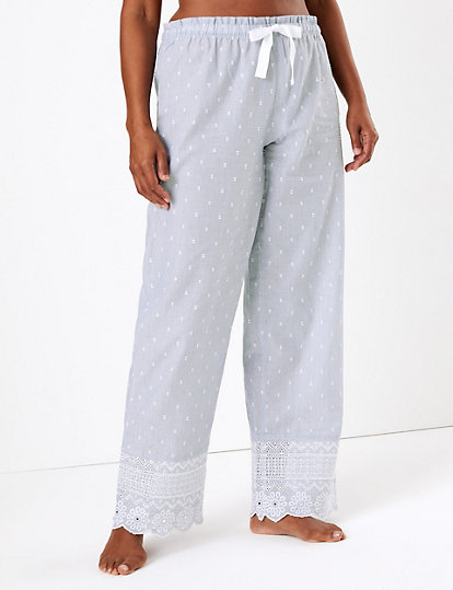 Pure Cotton Embroidered Pyjama Set