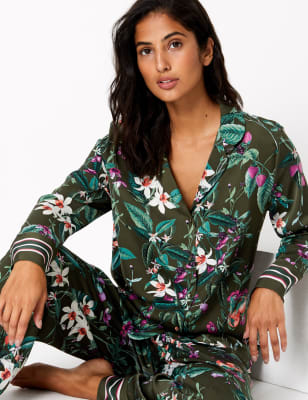 Marks and best sale spencer satin pyjamas