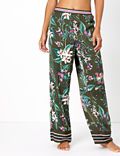 Satin Floral Print Pyjama Set