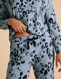 Cotton Leopard Print Pyjama Set