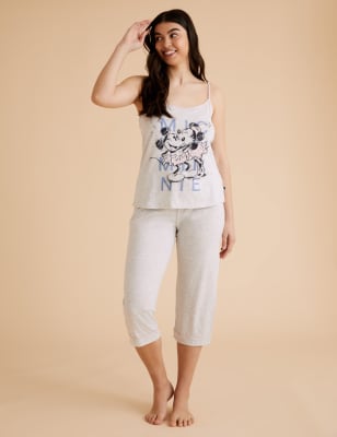 Womens cropped pj set new arrivals