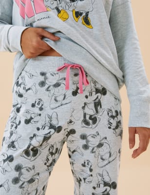 Disney Mickey and Minnie Mouse Womens Cotton Pajama Pants, Sleepwear  Bottoms, Mickey and Minnie, Size: XL, Mickey Mouse