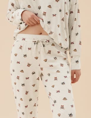 Dog discount print pyjamas