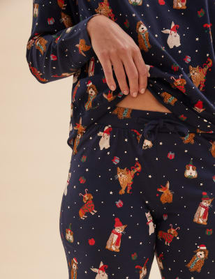 Women s Santa Paws Family Pyjama Set