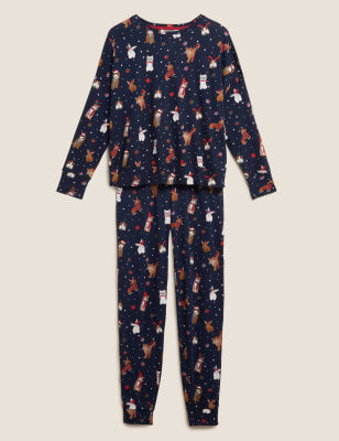 M&s matching christmas pjs hot sale