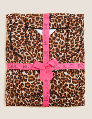 Leopard discount print pjs