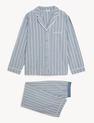 

Womens BODY Pure Cotton Cool Comfort™ Pyjama Set - Blue Mix, Blue Mix