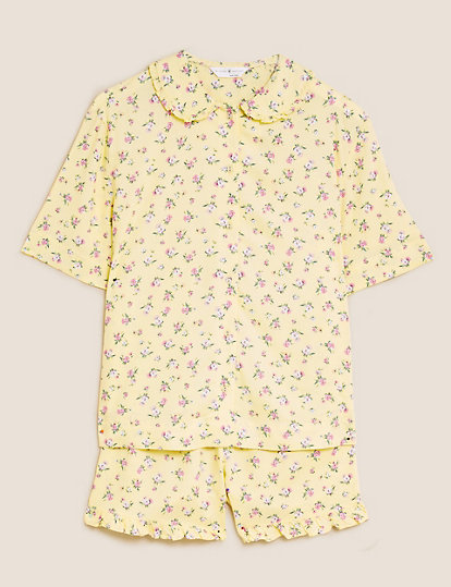 Woven Revere Short Pyjama Set