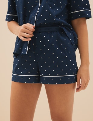 

Womens BODY Pure Cotton Cool Comfort™ Shortie Set - Navy Mix, Navy Mix
