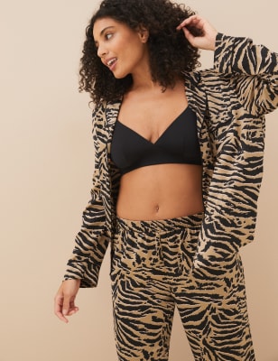 Zebra discount satin pyjamas