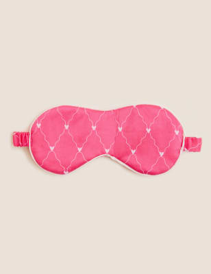 

Womens Boutique Kurz geschnittenes Set mit Herzmotiv und Augenmaske - Pink Mix, Pink Mix