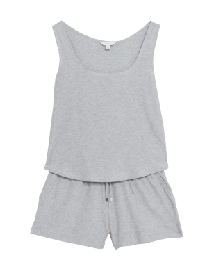 

Womens M&S Collection Kurzes Lounge-Set mit Flexifit™ - Grey, Grey