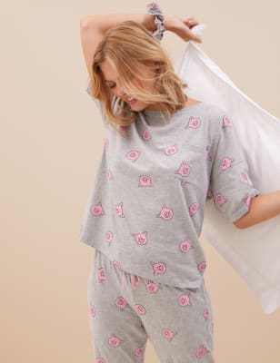 Womens pjs m&s hot sale