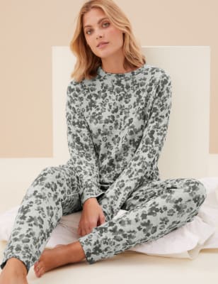 M&s leopard 2024 print loungewear