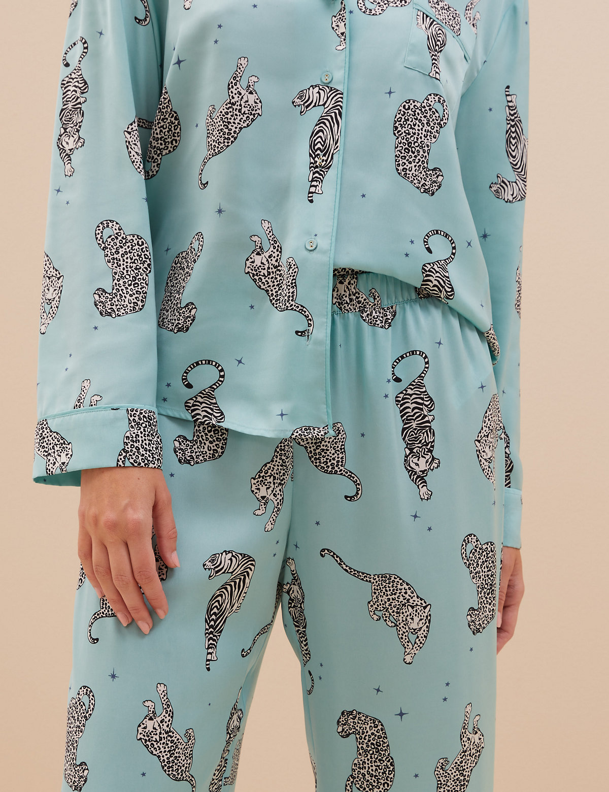 Dream Satin™ Tiger Print Pyjama Set