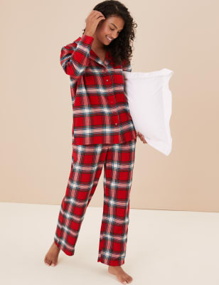 Women s Checked Family Christmas Pyjama Set