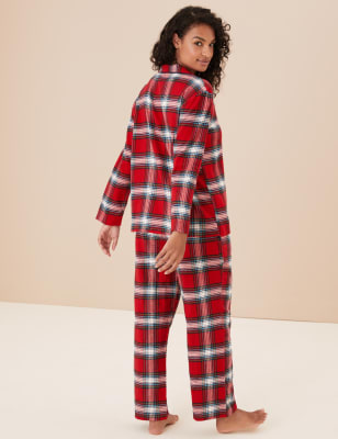 Women s Checked Family Christmas Pyjama Set