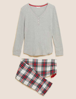 M&s best sale tartan pyjamas