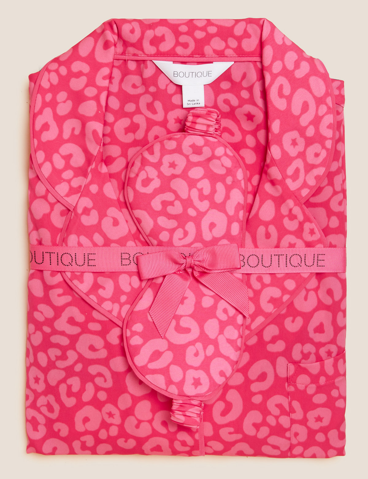 Dream Satin™ Leopard Print Pyjama Set