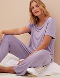 Body Soft™ Lace Trim Pyjama Set