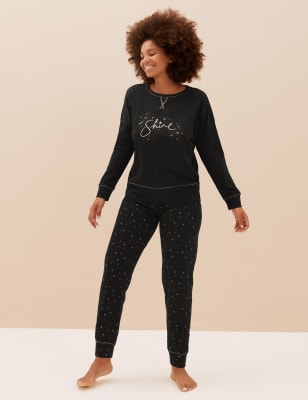 Pure Cotton Shine Slogan Pyjama Set